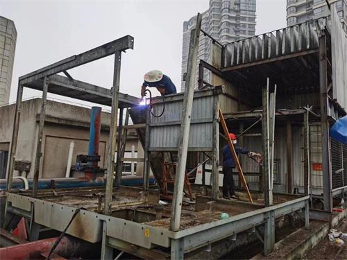 方形冷卻塔組成結構(方形冷卻塔局部圖